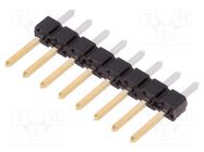 Pin header; pin strips; BERGSTIK; male; PIN: 8; straight; 2.54mm Amphenol Communications Solutions