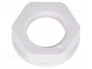 Nut; M12; polyamide; UL94V-2; 17mm; light grey; Thread: metric LAPP