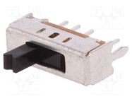 Switch: slide; Pos: 3; SP3T; 0.1A/12VDC; ON-ON-ON; THT; -30÷70°C C&K