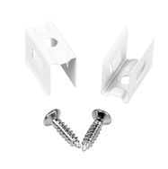 Installation for Neon Flex HXR One / 2pcs of brackets + 2pcs of screws / white