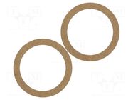 Spacer ring; MDF; 130mm; 2pcs. BASSER