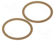 Spacer ring; MDF; 6x9"; 2pcs; 260x186mm BASSER