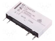 Relay: electromagnetic; SPST-NO; Ucoil: 12VDC; 6A; 6A/250VAC; PCB FCL Components