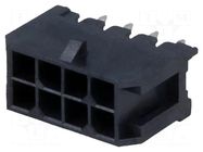 Connector: wire-board; socket; male; Minitek® Pwr 3.0; 3mm; PIN: 8 AMPHENOL COMMUNICATIONS SOLUTIONS