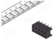 Socket; wire-board; female; Minitek; 2mm; PIN: 10; SMT; on PCBs; 2A Amphenol Communications Solutions