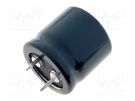 Capacitor: electrolytic; SNAP-IN; 330uF; 400VDC; Ø30x40mm; ±20% SAMWHA