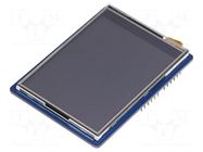 Display; LCD TFT; 3.3VDC,5VDC; Resolution: 320x240; 2.8" WAVESHARE