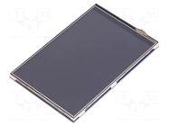 Display: TFT; 4"; 480x320; Window dimensions: 84.3x56.5mm WAVESHARE