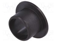 Bearing: sleeve bearing; with flange; Øout: 80mm; Øint: 75mm; black IGUS