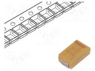 Capacitor: tantalum; low ESR; 15uF; 35VDC; SMD; D; 2917; ±10%; T495 KEMET