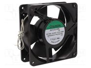 Fan: AC; axial; 230VAC; 120x120x38mm; 163.93m3/h; 45dBA; ball; 24AWG 