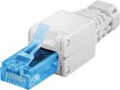 Tool-free RJ45 Network Plug CAT 6A UTP Unshielded - For 4 cable diameters (5.2 mm/6.0 mm/6.4 mm/7.5 mm), IDC connectors (tool-free)