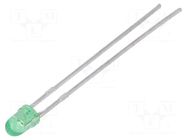 LED; green; 3mm; 4÷12mcd; 30°; Front: convex; 2.1÷2.45VDC KINGBRIGHT ELECTRONIC