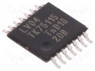 IC: digital; NOT; Ch: 6; TTL; SMD; TSSOP14; 1÷5.5VDC; -40÷125°C; tube 