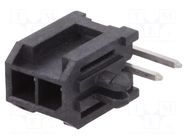 Connector: wire-board; socket; male; PIN: 2; Minitek® Pwr 3.0; THT AMPHENOL COMMUNICATIONS SOLUTIONS