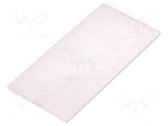 Front panel; X: 96mm; Y: 48mm; Panel colour: transparent ITALTRONIC