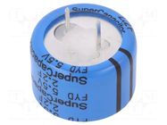 Supercapacitor; THT; 2.2F; 5.5VDC; -20÷80%; Body dim: Ø28.5x22mm KEMET