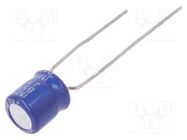 Capacitor: electrolytic; THT; 33uF; 50VDC; Ø6.3x7mm; Pitch: 5mm SAMWHA