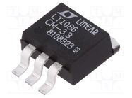 IC: voltage regulator; LDO,fixed; 3.3V; 1.5A; D2PAK; SMD; Ch: 1 Analog Devices