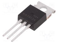 IC: voltage regulator; linear,fixed; -12V; 1A; TO220-3; THT; tube ONSEMI