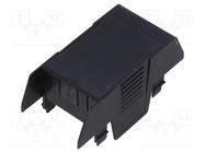 Cover; for enclosures; UL94HB; Series: EH 35; Mat: ABS; black; 35mm PHOENIX CONTACT