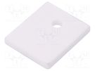 Heat transfer pad: ceramic; TO218,TO247; L: 21mm; W: 25mm; Thk: 3mm FISCHER ELEKTRONIK