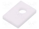 Heat transfer pad: ceramic; TO126,TO32; L: 8mm; W: 11mm; Thk: 1.5mm FISCHER ELEKTRONIK
