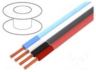 Wire: loudspeaker cable; 4x1mm2; stranded; OFC; unshielded; none TASKER