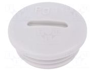 Stopper; PG11; IP54; polyamide; light grey; SKINDICHT®; 6mm LAPP