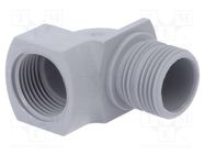 Cable gland; angular; M20; 1.5; IP55; polyamide; grey LAPP