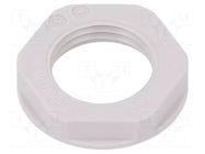 Nut; PG9; polyamide; UL94V-2; 22mm; light grey; -20÷100°C; SKINTOP® LAPP