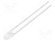 LED; 3mm; green; 200÷500mcd; 30°; Front: convex; 2.1÷2.5V KINGBRIGHT ELECTRONIC