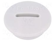Stopper; PG13,5; IP54; polyamide; light grey; SKINDICHT®; 6mm LAPP