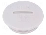 Stopper; PG16; IP54; polyamide; light grey; SKINDICHT®; 6mm LAPP