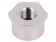 Nut; with earthing; M12; brass; nickel; 24mm; Thread: metric LAPP