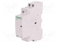 Contactor: 2-pole installation; 25A; 24VAC; NO x2; IP20; -5÷60°C SCHNEIDER ELECTRIC
