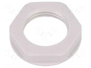 Nut; M16; polyamide; UL94V-2; 22mm; light grey; -20÷100°C; SKINTOP® LAPP