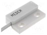 Reed switch; Pswitch: 10W; 23x13.9x5.9mm; Connection: cables; 0.5A MEDER