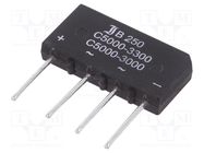 Bridge rectifier: single-phase; Urmax: 600V; If: 5A; Ifsm: 150A DIOTEC SEMICONDUCTOR