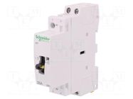 Contactor: 2-pole installation; 25A; 24VAC; NO x2; IP20; -5÷60°C SCHNEIDER ELECTRIC