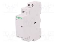 Contactor: 2-pole installation; 16A; 24VAC; NC + NO; IP20; -5÷60°C SCHNEIDER ELECTRIC