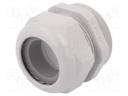 Cable gland; M63; 1.5; IP68; polyamide; light grey; UL94V-0; HSK-K HUMMEL