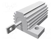 Resistor: wire-wound; with heatsink; screw; 1Ω; 25W; ±5%; 50ppm/°C TE Connectivity