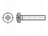 Screw; M2.5x4; 0.45; Head: cheese head; Phillips; PH1; steel; zinc KRAFTBERG