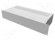 Enclosure: 19" standard; 2U; Enclos.mat: aluminium; Y: 203mm HAMMOND