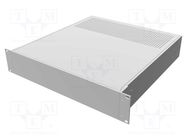 Enclosure: rack mounting; 2U; Enclos.mat: aluminium; rack; Y: 457mm HAMMOND