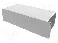 Enclosure: rack mounting; 3U; Enclos.mat: aluminium; rack; Y: 203mm HAMMOND