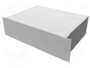 Enclosure: 19" standard; 3U; Enclos.mat: aluminium; Y: 330mm HAMMOND