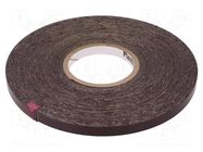 Tape: magnetic; W: 12mm; L: 30m; Thk: 0.84mm; acrylic; brown; -40÷71°C 3M