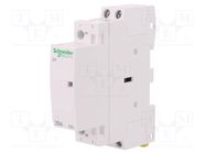 Contactor: 2-pole installation; 25A; 127VAC; NC x2; IP20; -5÷60°C SCHNEIDER ELECTRIC